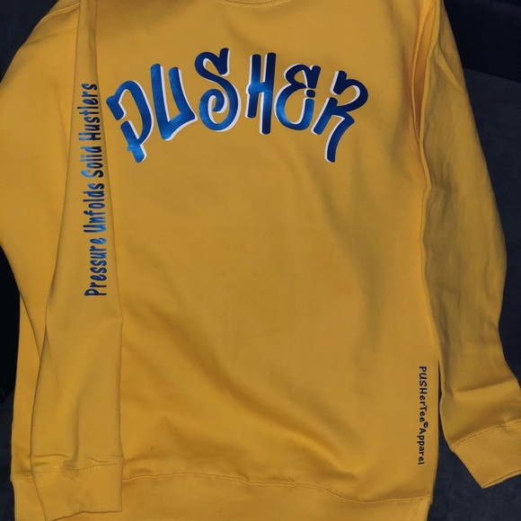 PUSHerTee Hoodies AirBending College Crew Tyedyed - Picture 6 of 8